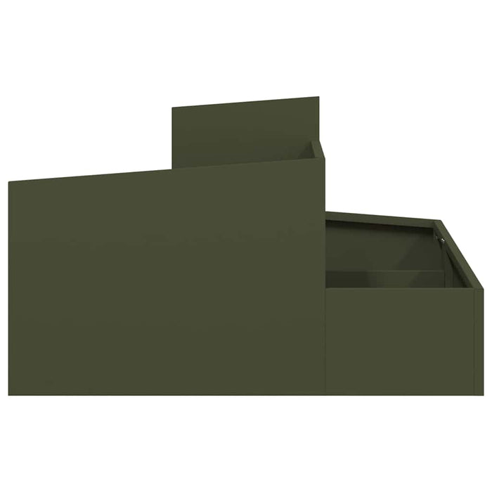 Vază pentru Grădină Verde măsliniu 80 x 80 x 50 cm - WALTI WALTI
