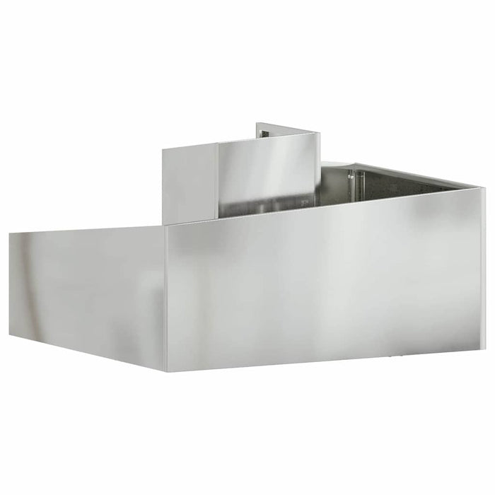 Vază pentru Grădină Argintiu 80 x 80 x 50 cm Oțel Galvanizat - WALTI WALTI