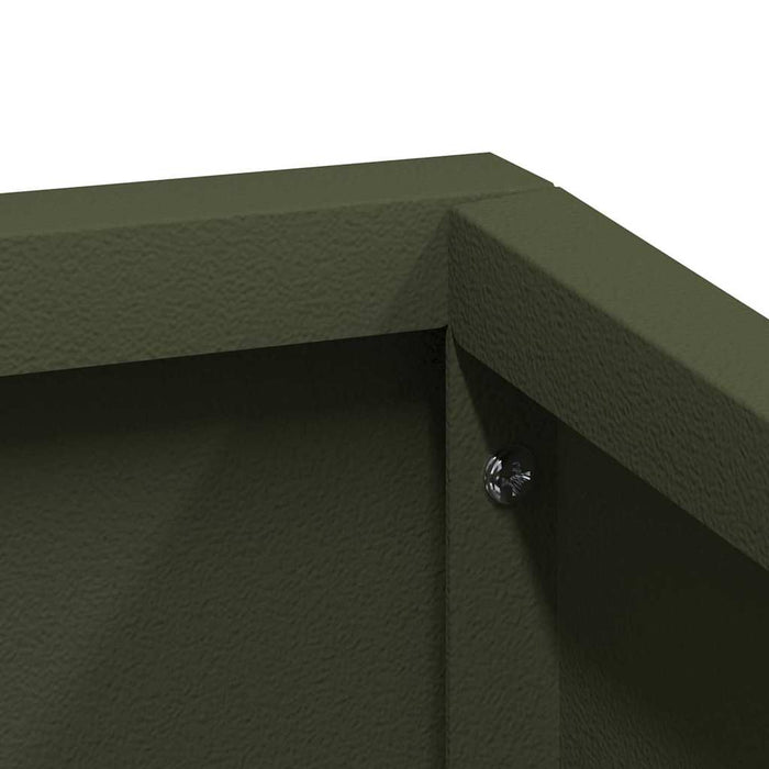 Vază pentru Grădină Verde măsliniu 100 x 100 x 50 cm WALTI