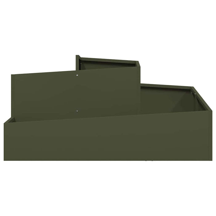Vază pentru Grădină Verde măsliniu 100 x 100 x 50 cm WALTI
