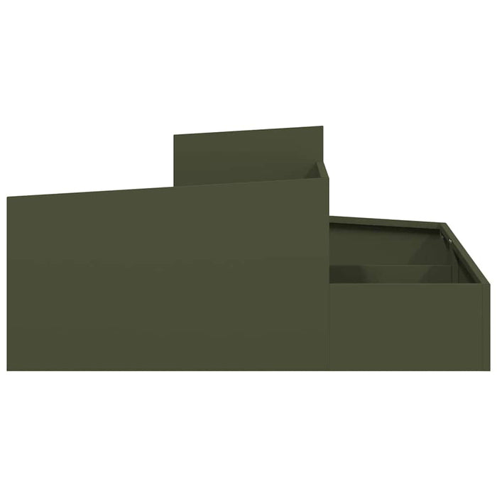 Vază pentru Grădină Verde măsliniu 100 x 100 x 50 cm WALTI