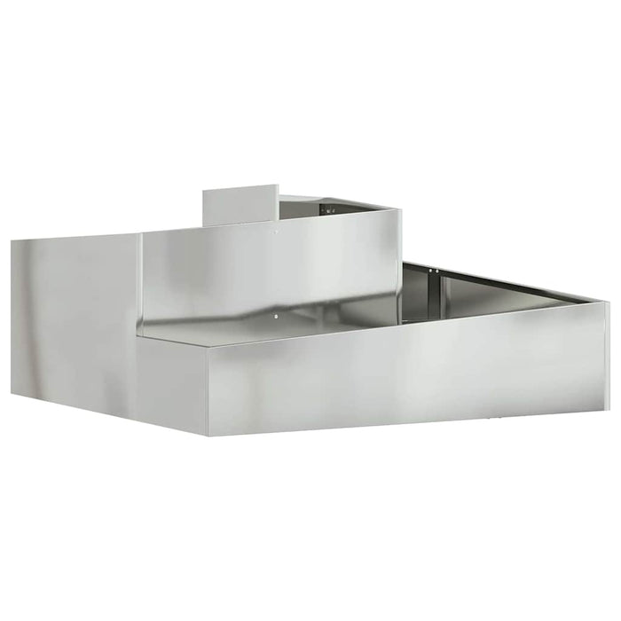 Vază pentru Grădină Argintiu 100 x 100 x 50 cm Oțel Galvanizat - WALTI WALTI