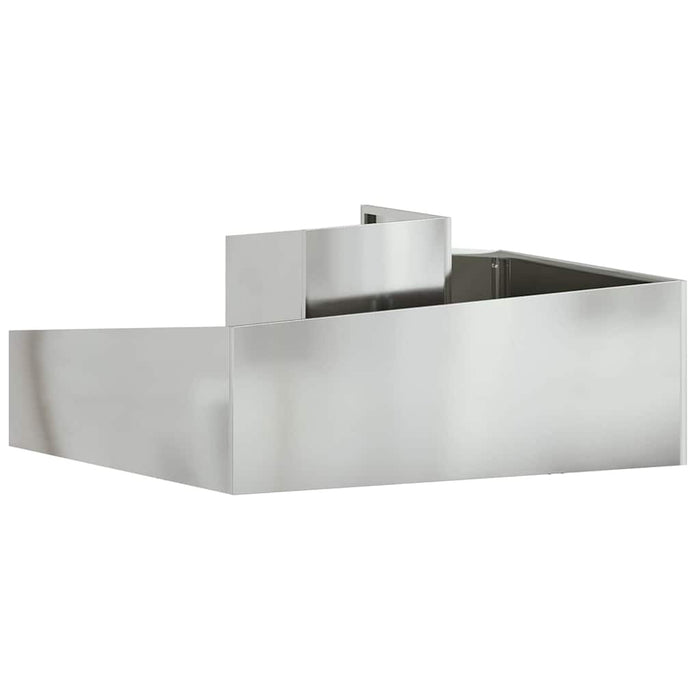 Vază pentru Grădină Argintiu 100 x 100 x 50 cm Oțel Galvanizat - WALTI WALTI