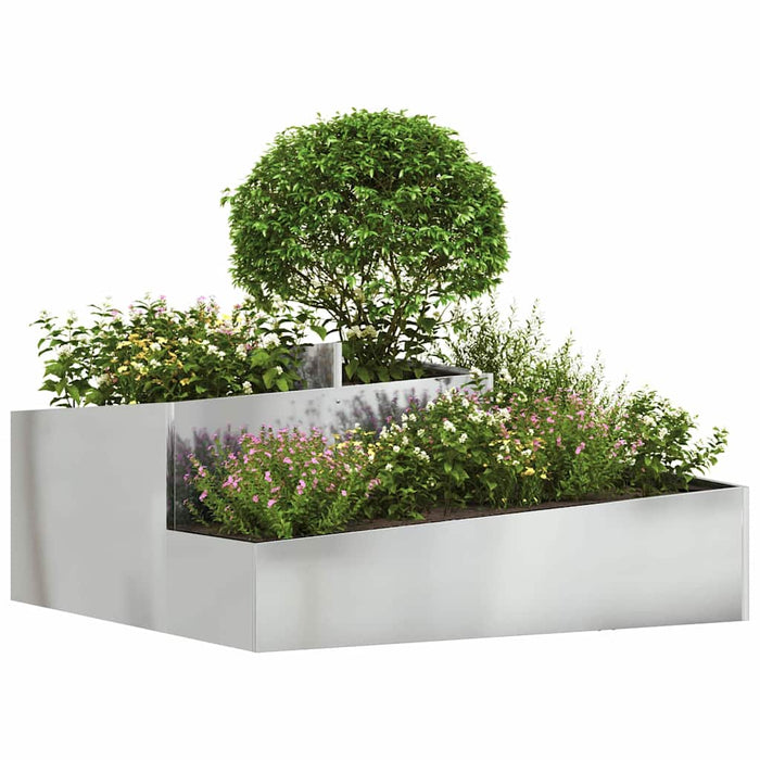 Vază pentru Grădină Argintiu 100 x 100 x 50 cm Oțel Galvanizat - WALTI WALTI