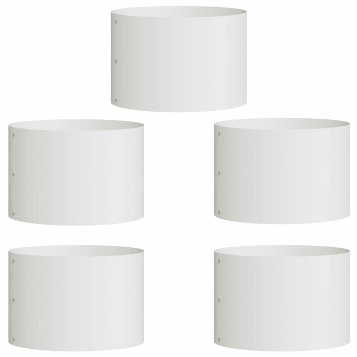 Inele pentru vaze 5 pcs Alb 30 x 30 x 20 cm - WALTI WALTI