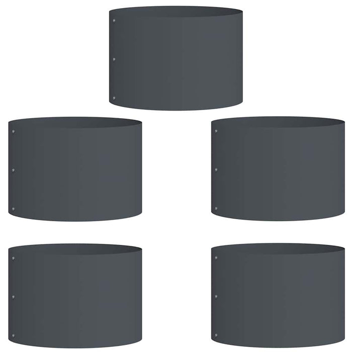 Inele pentru vaze 5 buc. Antracit 30 x 30 x 20 cm WALTI