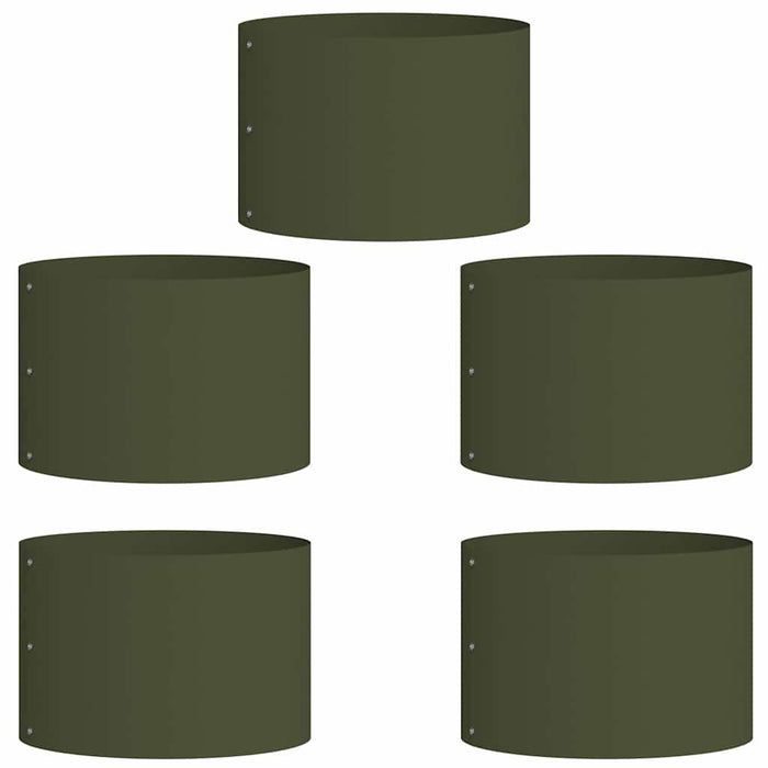 Inele pentru vaze 5 pcs Verde măsliniu 30 x 30 x 20 cm WALTI