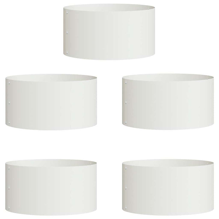 Inele pentru vaze 5 pcs Alb 40 x 40 x 20 cm - WALTI WALTI