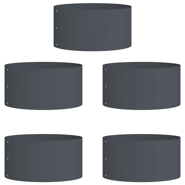Inele pentru vaze 5 buc. Antracit 40 x 40 x 20 cm WALTI