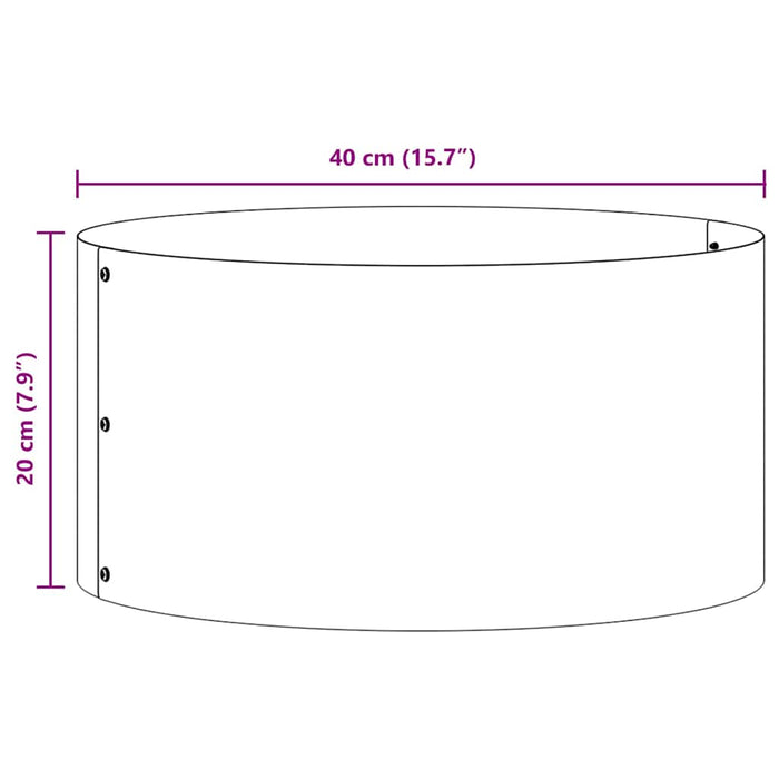 Inele pentru vaze 5 buc. Argintiu 40 x 40 x 20 cm WALTI