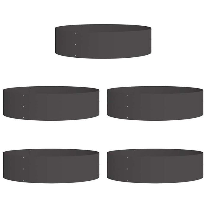 Inele pentru vaze 5 buc. Negru 80 x 80 x 20 cm - WALTI WALTI