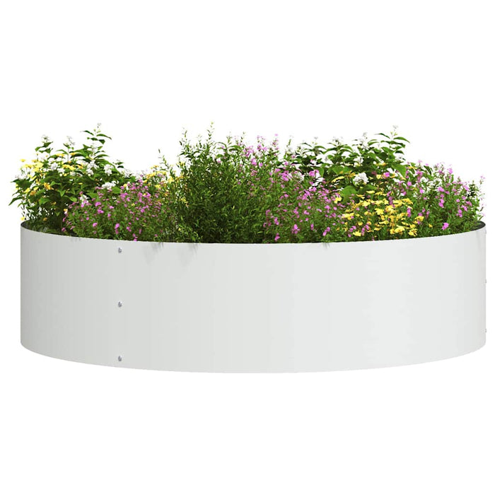 Inele pentru vaze Alb 80 x 80 x 20 cm Oțel laminat la rece - WALTI WALTI