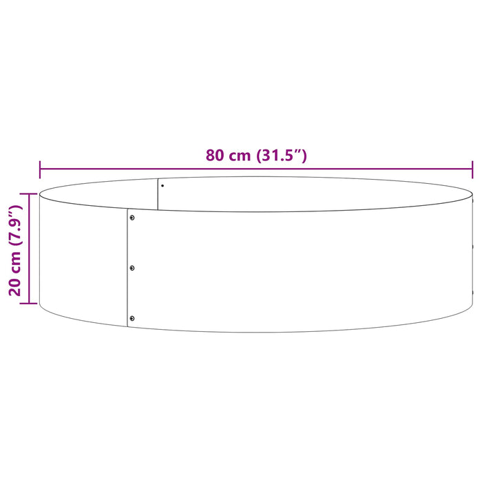 Inele pentru vaze 5 pcs Maro 80 x 80 x 20 cm - WALTI WALTI
