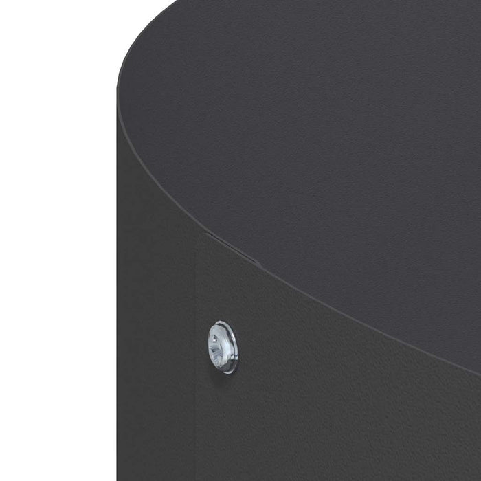 Inele pentru vaze Negru 120 x 120 x 20 cm Oțel laminat la rece WALTI