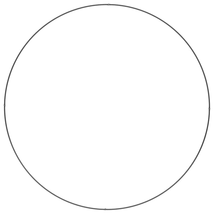 Inele pentru vaze Negru 120 x 120 x 20 cm Oțel laminat la rece WALTI