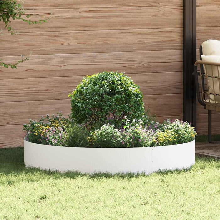 Inele pentru vaze Alb 120 x 120 x 20 cm Oțel laminat la rece - WALTI WALTI