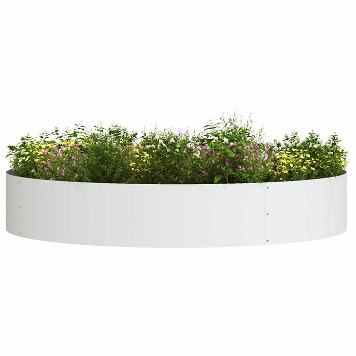 Inele pentru vaze Alb 120 x 120 x 20 cm Oțel laminat la rece - WALTI WALTI