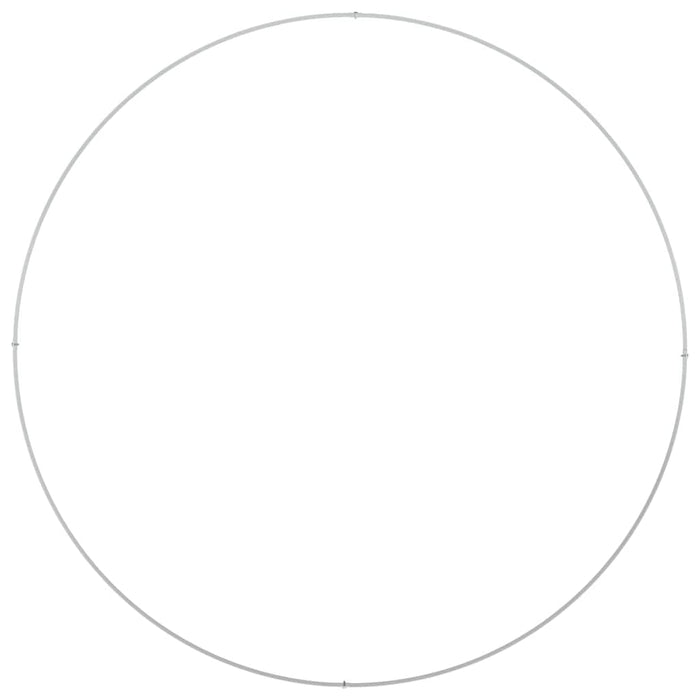 Inele pentru vaze Alb 120 x 120 x 20 cm Oțel laminat la rece - WALTI WALTI