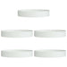 Inele pentru vaze 5 pcs Alb 120 x 120 x 20 cm - WALTI WALTI