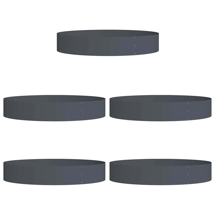 Inele pentru vaze 5 buc. Antracit 120 x 120 x 20 cm WALTI