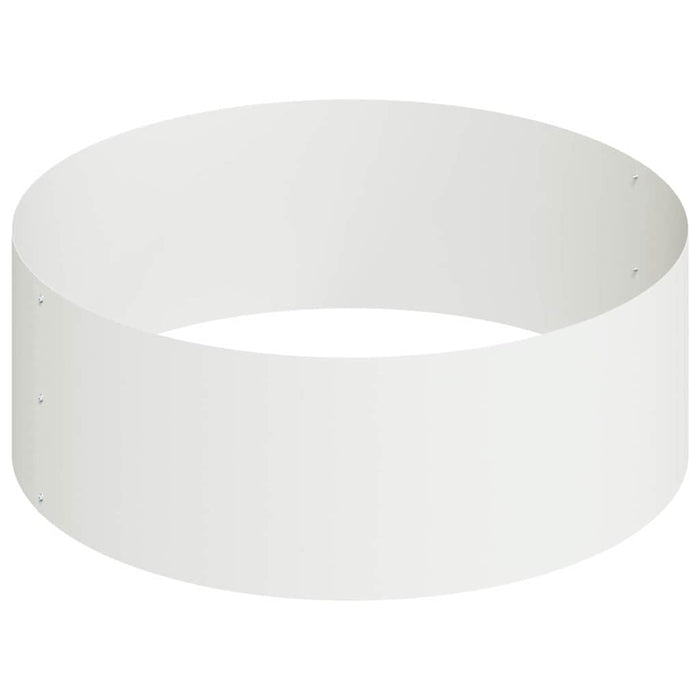 Vază pentru Grădină Alb 90 x 90 x 20 cm Oțel laminat la rece - WALTI WALTI