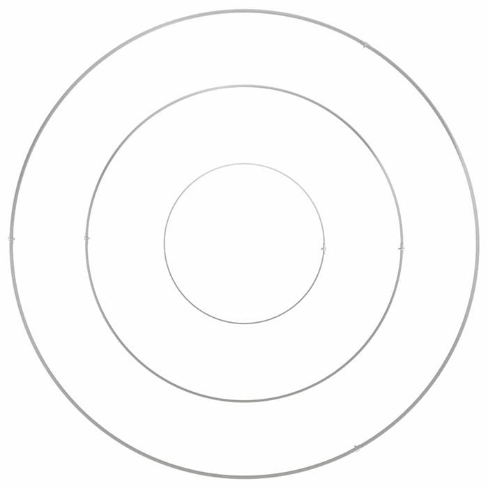 Vază pentru Grădină Alb 90 x 90 x 20 cm Oțel laminat la rece - WALTI WALTI