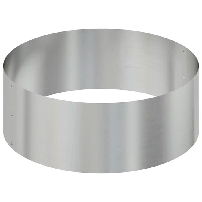 Vază pentru Grădină Argintiu 90 x 90 x 20 cm Oțel Galvanizat WALTI