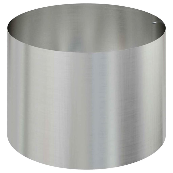 Vază pentru Grădină Argintiu 90 x 90 x 20 cm Oțel Galvanizat WALTI