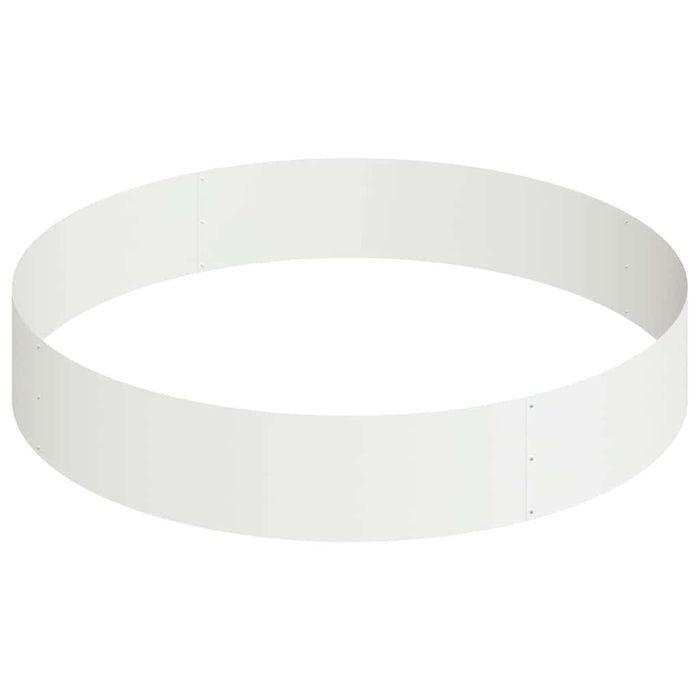 Vază pentru Grădină Alb 120 x 120 x 20 cm Oțel laminat la rece - WALTI WALTI