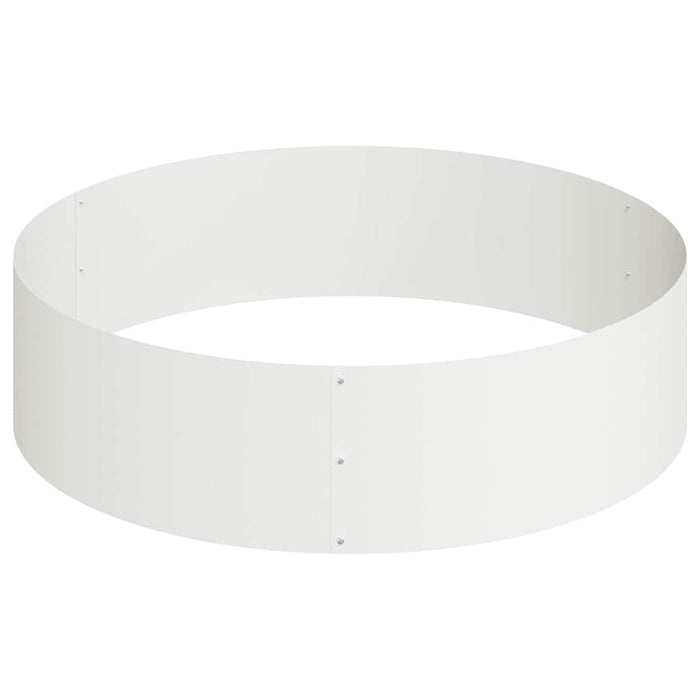 Vază pentru Grădină Alb 120 x 120 x 20 cm Oțel laminat la rece - WALTI WALTI
