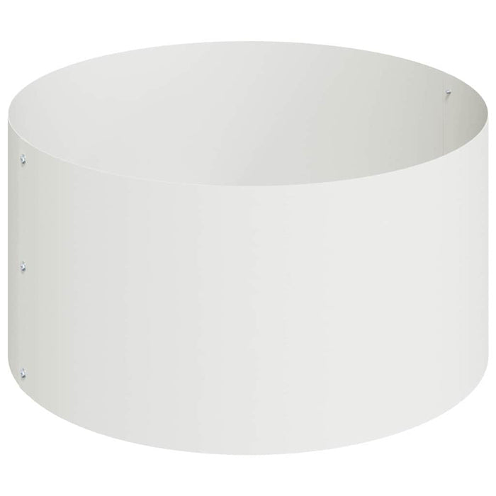 Vază pentru Grădină Alb 120 x 120 x 20 cm Oțel laminat la rece - WALTI WALTI