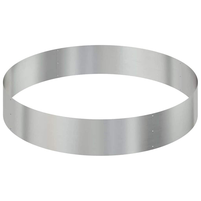 Vază pentru Grădină Argintiu 120 x 120 x 20 cm Oțel Galvanizat WALTI