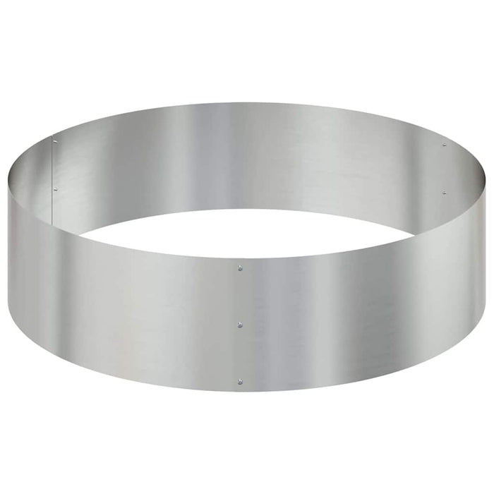 Vază pentru Grădină Argintiu 120 x 120 x 20 cm Oțel Galvanizat WALTI
