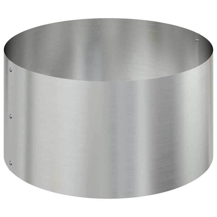 Vază pentru Grădină Argintiu 120 x 120 x 20 cm Oțel Galvanizat WALTI