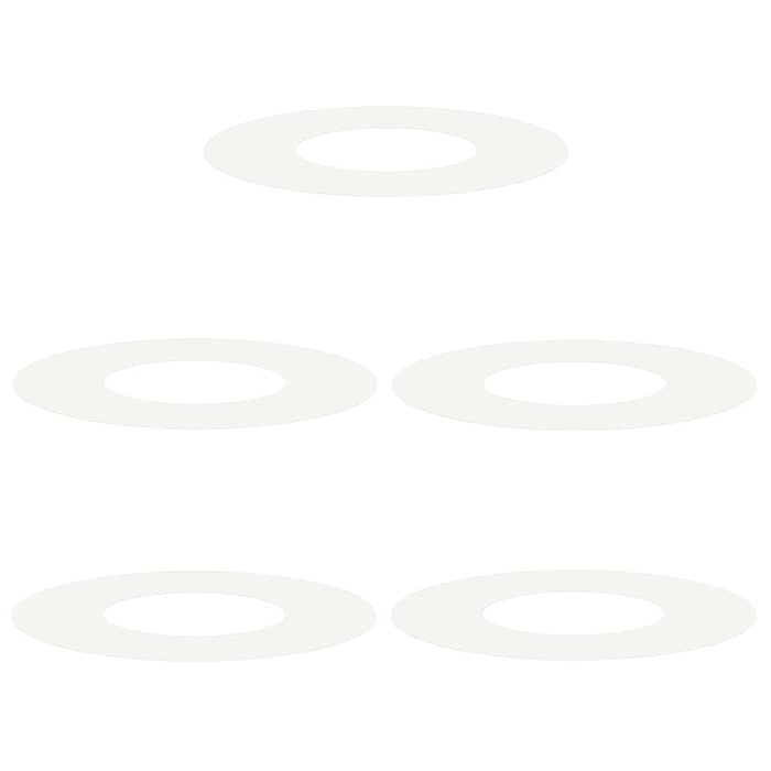 potrivit pentru inele de copac plat 5 pcs Alb Ø30 / 60 cm Oțel - WALTI WALTI