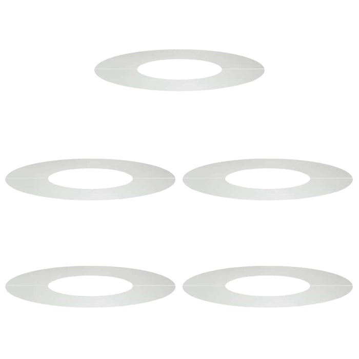 potrivit pentru inele de copac plat 5 buc. Argintiu Ø30/60 cm WALTI