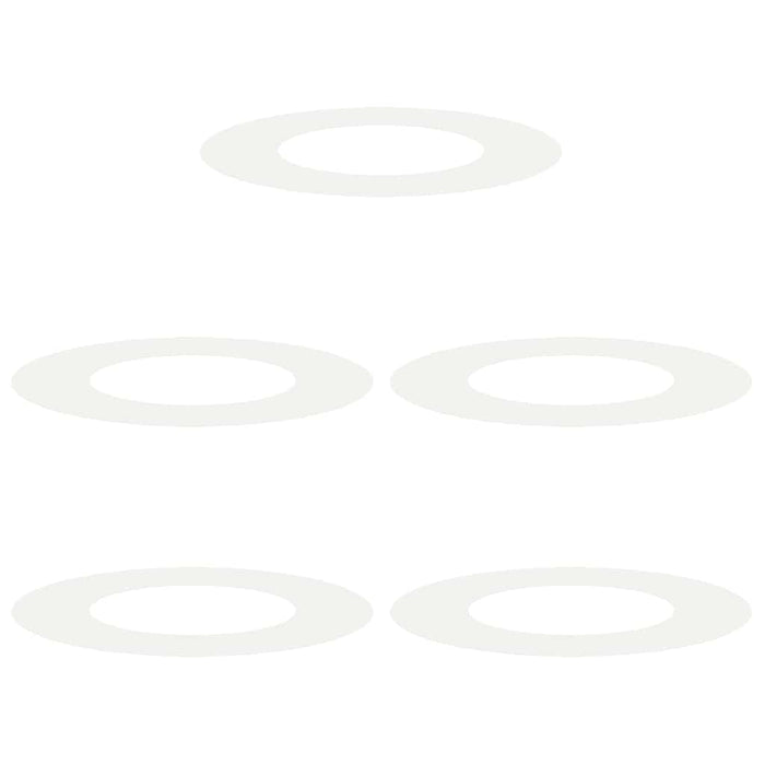 potrivit pentru inele de copac plat 5 pcs Alb Ø40 / 70 cm Oțel - WALTI WALTI