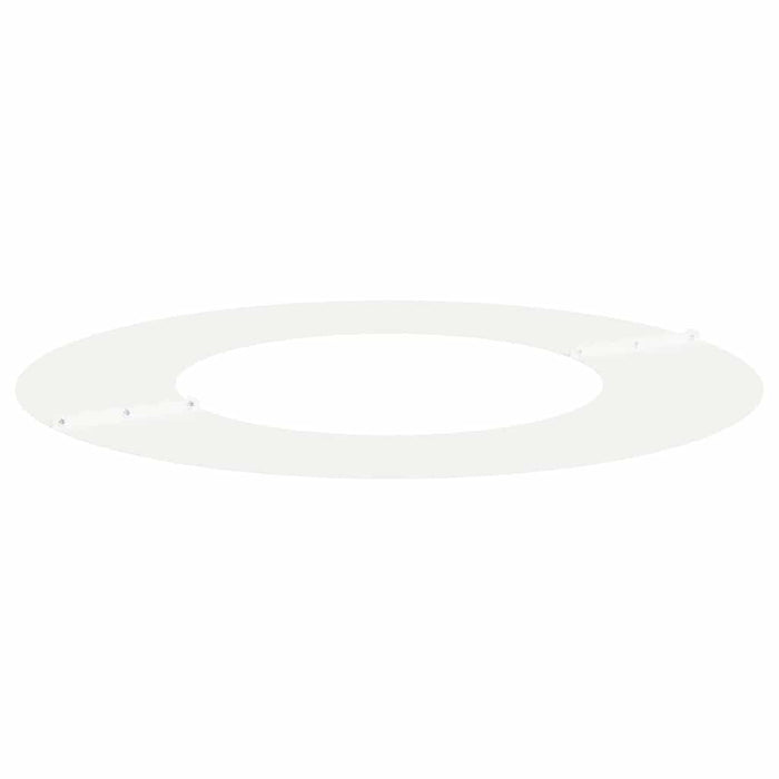 potrivit pentru inele de copac plat 5 pcs Alb Ø40 / 70 cm Oțel - WALTI WALTI