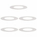 potrivit pentru inele de copac plat 5 pcs Argintiu Ø40 / 70 cm - WALTI WALTI