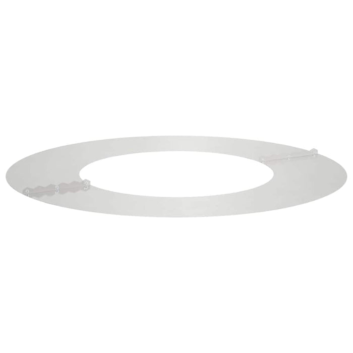 potrivit pentru inele de copac plat 5 pcs Argintiu Ø40 / 70 cm - WALTI WALTI