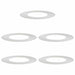 potrivit pentru inele de copac plat 5 pcs Argintiu Ø40 / 70 cm - WALTI WALTI
