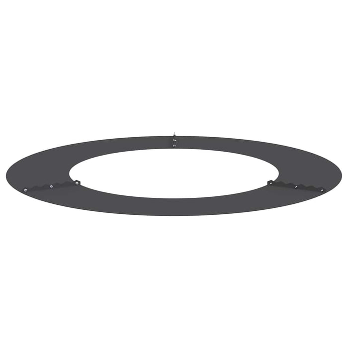 potrivit pentru inele de copac plat 5 pcs Negru Ø50 / 80 cm Oțel - WALTI WALTI