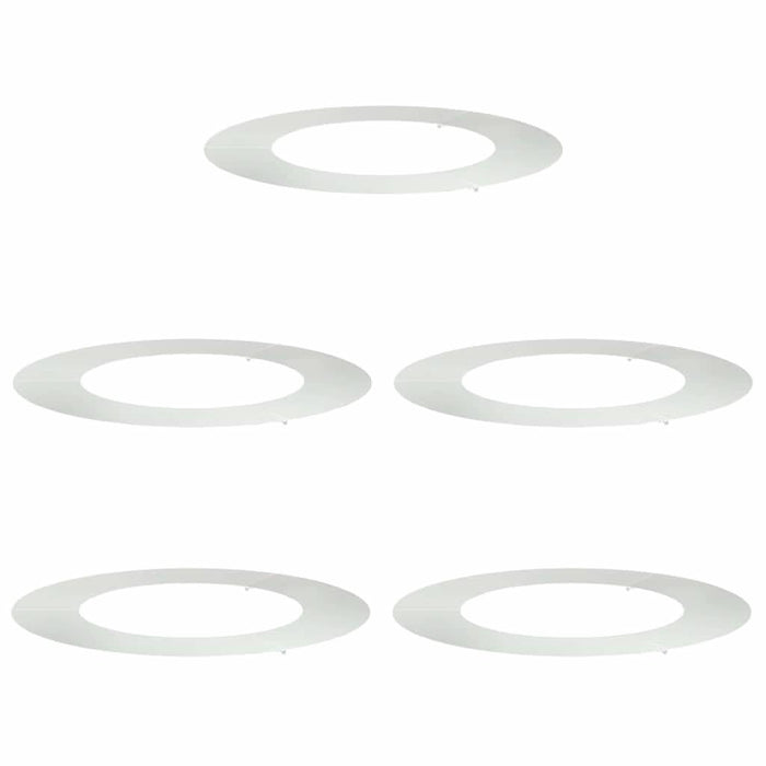 potrivit pentru inele de copac plat 5 pcs Argintiu Ø50 / 80 cm - WALTI WALTI