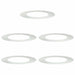 potrivit pentru inele de copac plat 5 pcs Argintiu Ø50 / 80 cm - WALTI WALTI