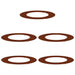 potrivit pentru inele de copac plat 5 pcs Maro Ø50 / 80 cm - WALTI WALTI