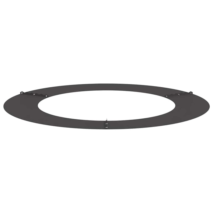 potrivit pentru inele de copac plat 5 pcs Negru Ø60 / 90 cm Oțel - WALTI WALTI