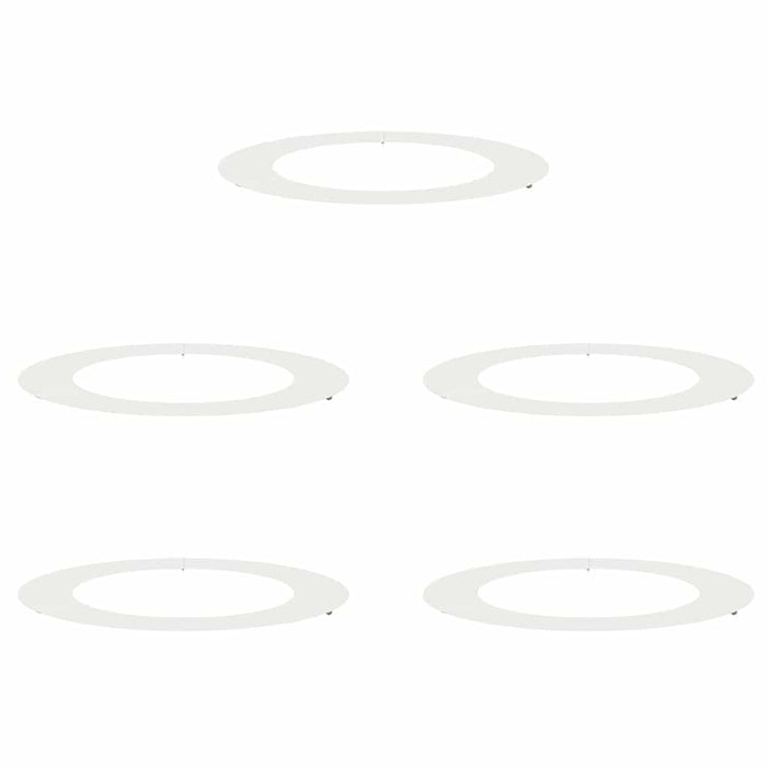 potrivit pentru inele de copac plat 5 pcs Alb Ø60 / 90 cm Oțel - WALTI WALTI