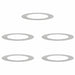 potrivit pentru inele de copac plat 5 pcs Argintiu Ø60 / 90 cm - WALTI WALTI
