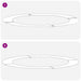 potrivit pentru inele de copac plat 5 pcs Maro Ø60 / 90 cm - WALTI WALTI