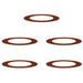 potrivit pentru inele de copac plat 5 pcs Maro Ø60 / 90 cm - WALTI WALTI